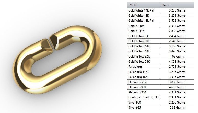 9MM LINK CHAIN 3D print model_6