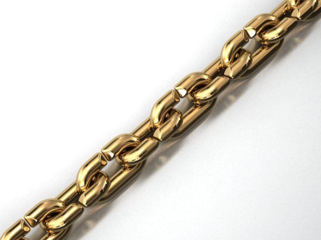 9MM LINK CHAIN 3D print model_3