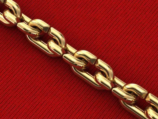 9MM LINK CHAIN 3D print model_0