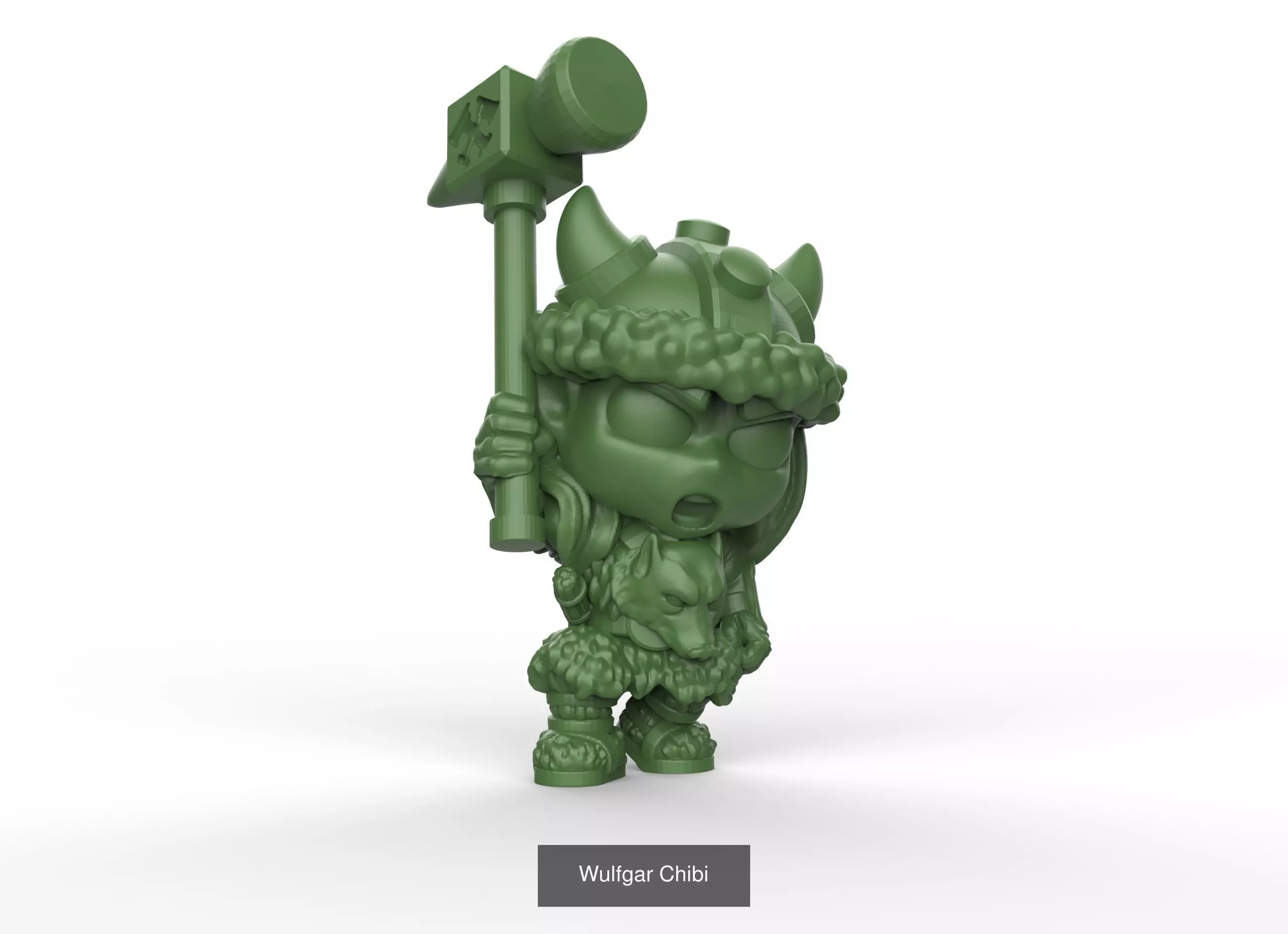 Bruenor Wulfgar and Drizz 3D Model Collection_0
