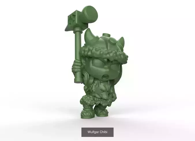 Bruenor Wulfgar and Drizz 3D Model Collection