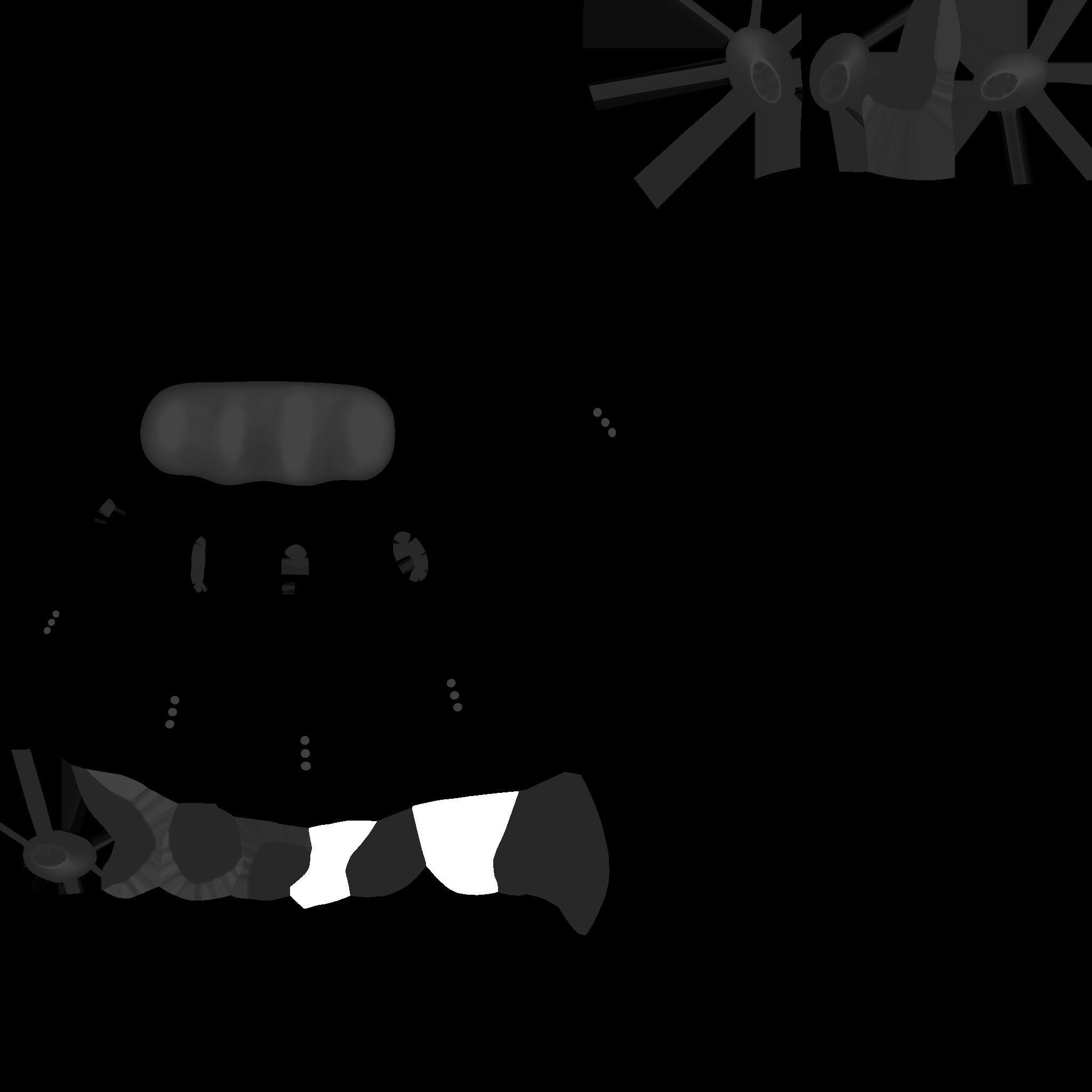 FPS hand glove tactical 05 s9 Low-poly 3D model_14