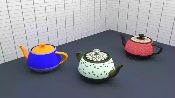 The Teapots teapot 3D model
