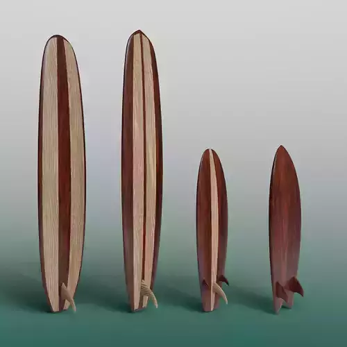 3D Asset - Surfboards