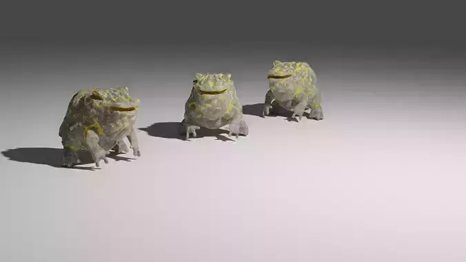 Ancient indonesian frog