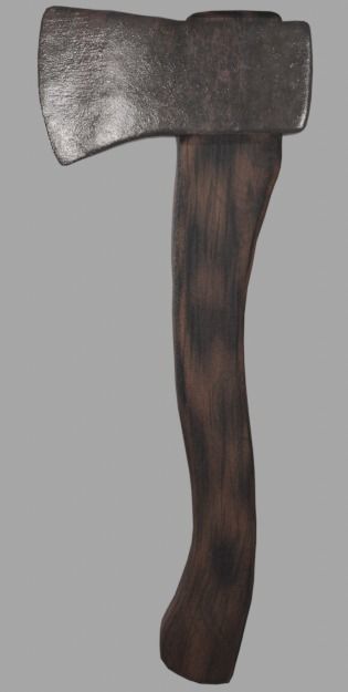 Worned out Hand Axe 3D model_9