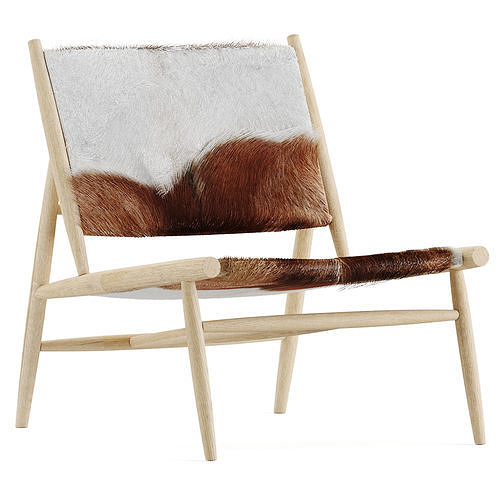 EKI armchair Low-poly 3D model