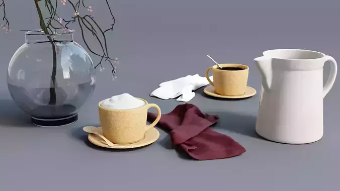 Table Decoration Set and Vase 2