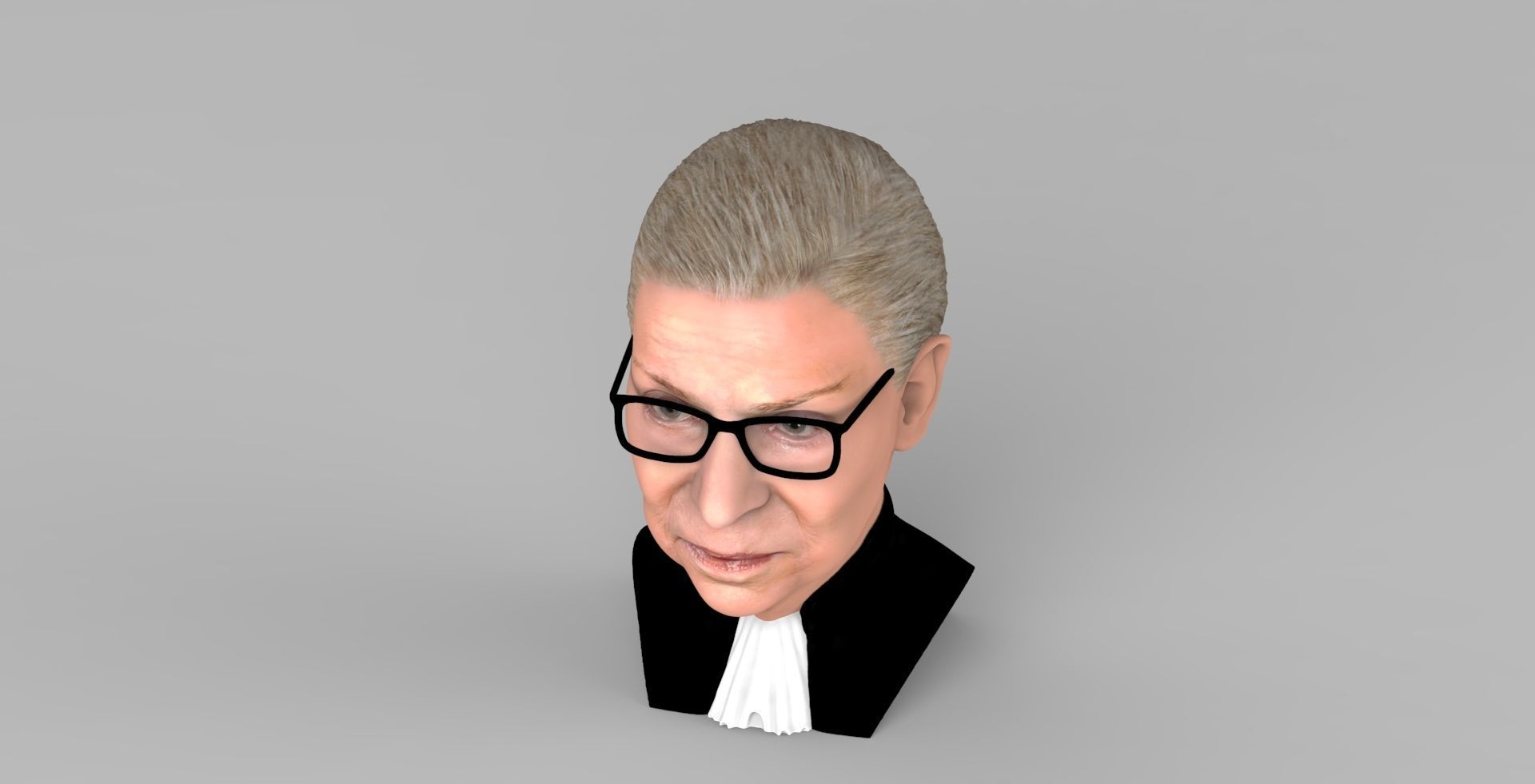 Ruth Bader Ginsburg bust ready for full color 3D printing 3D print model_14