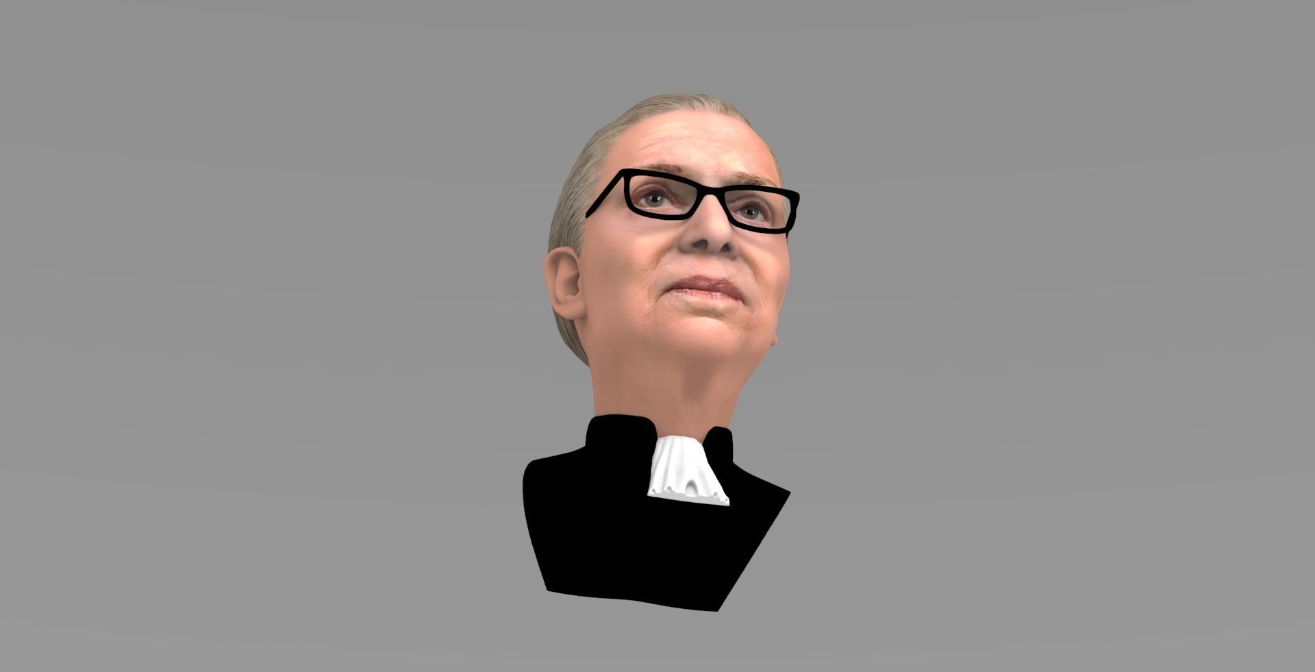 Ruth Bader Ginsburg bust ready for full color 3D printing 3D print model_15