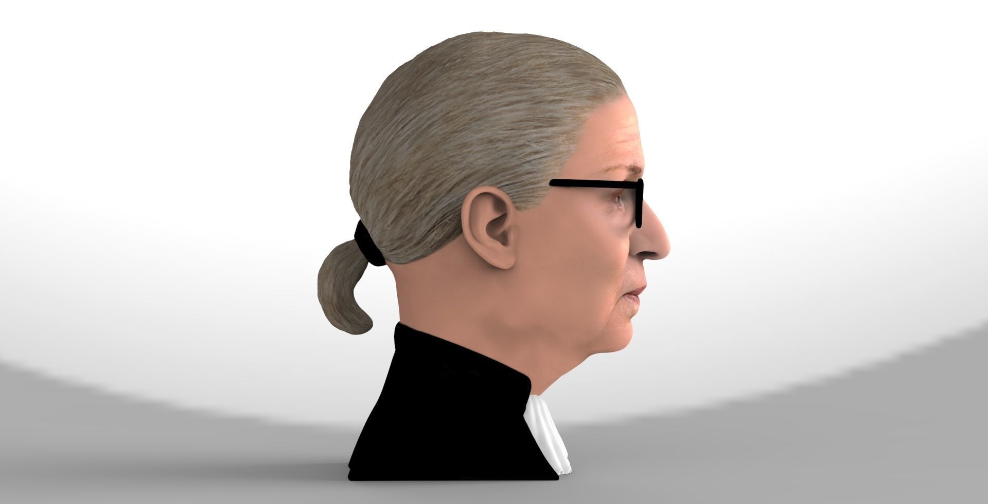 Ruth Bader Ginsburg bust ready for full color 3D printing 3D print model_8