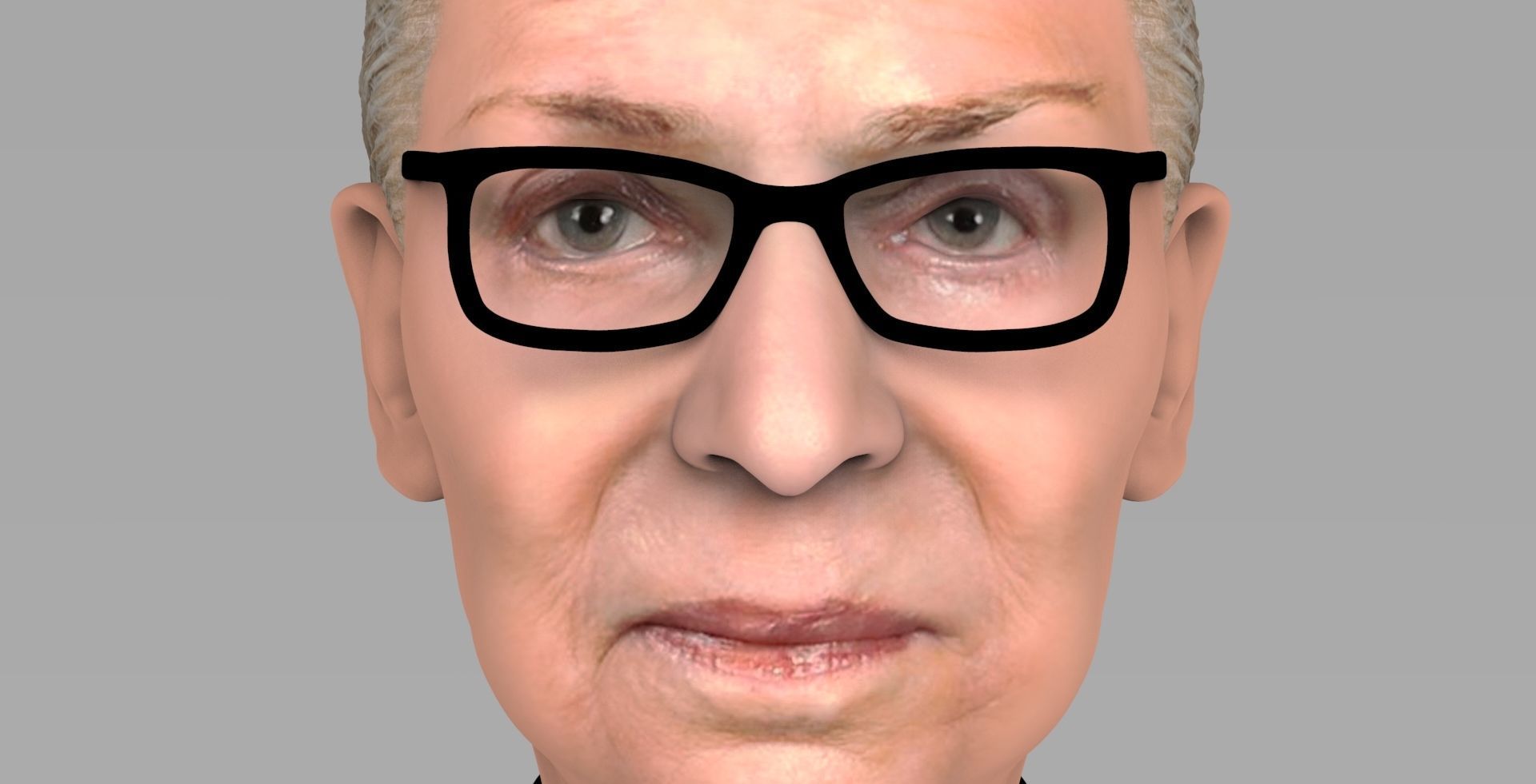 Ruth Bader Ginsburg bust ready for full color 3D printing 3D print model_11