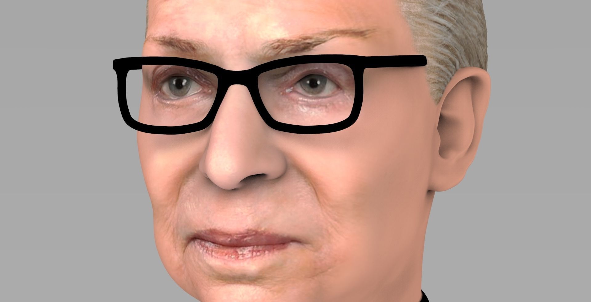 Ruth Bader Ginsburg bust ready for full color 3D printing 3D print model_12