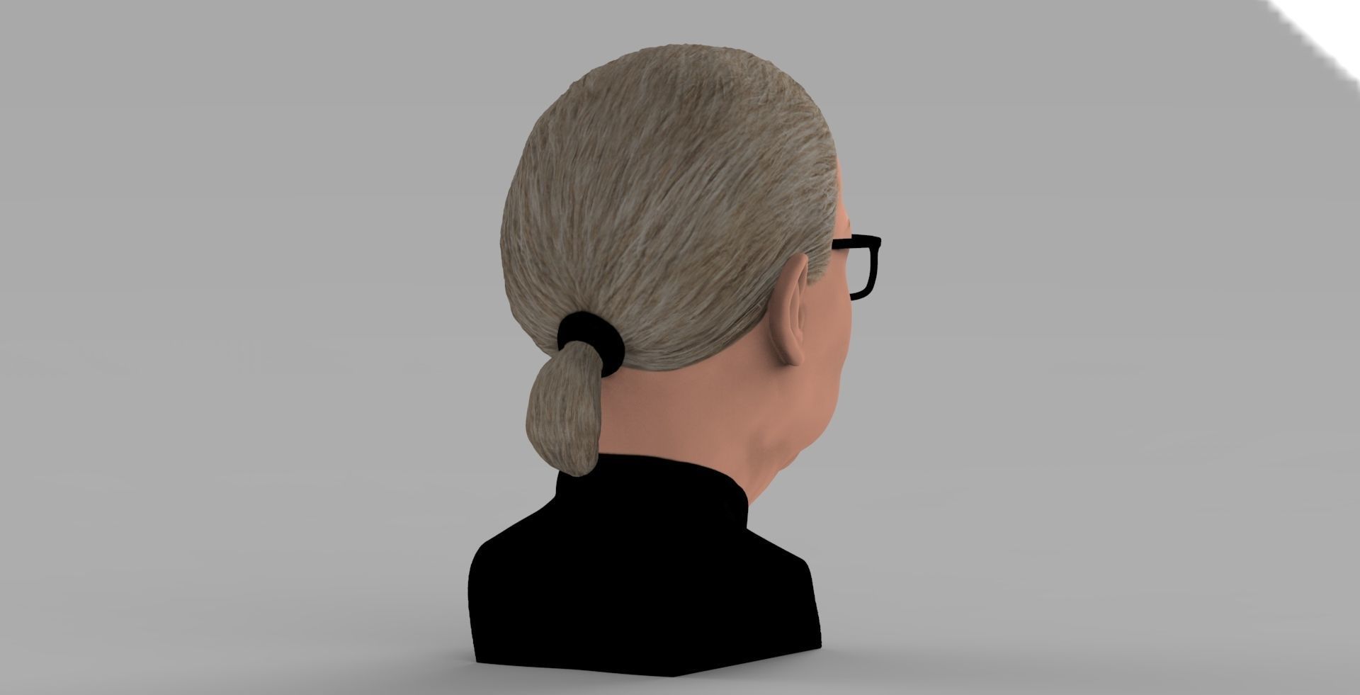 Ruth Bader Ginsburg bust ready for full color 3D printing 3D print model_7