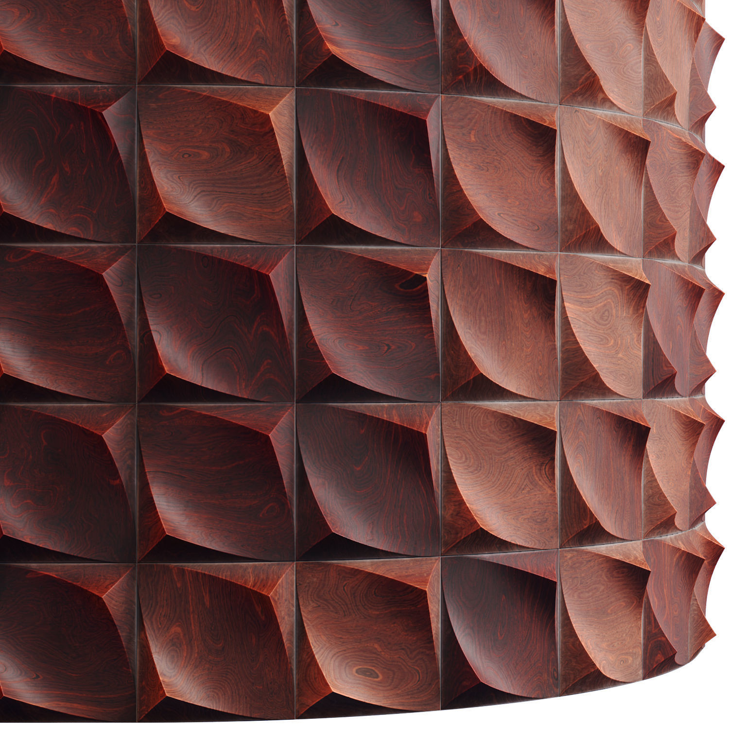 20 Wooden 3D Panel Materials 01 - PBR - 4K Low-poly 3D model_9