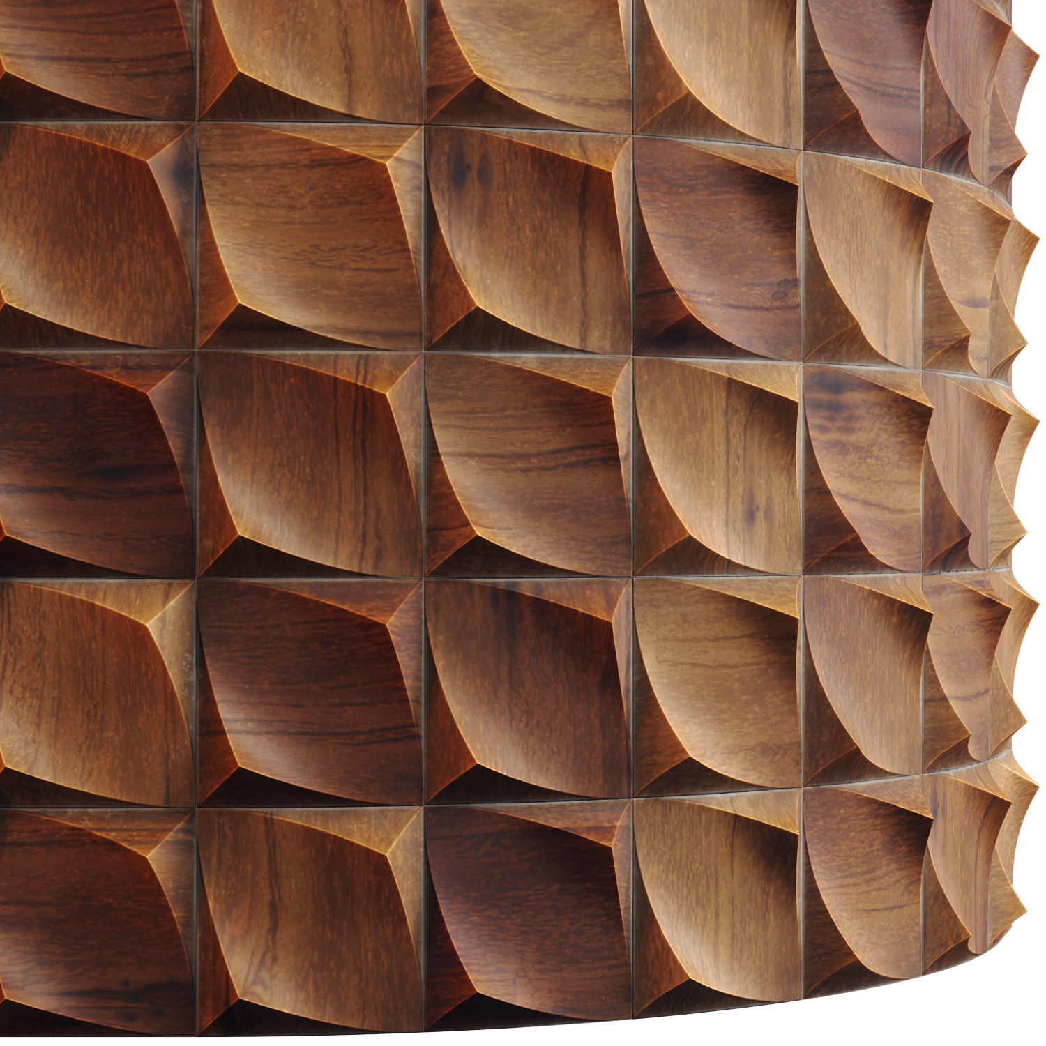 20 Wooden 3D Panel Materials 01 - PBR - 4K Low-poly 3D model_39