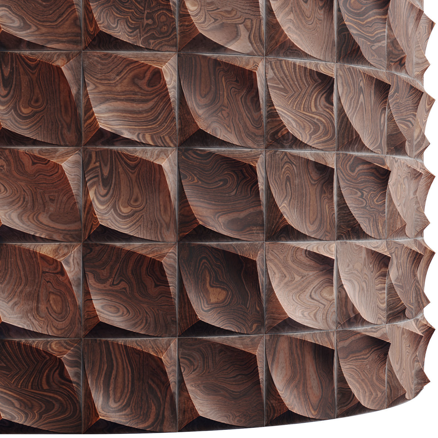 20 Wooden 3D Panel Materials 01 - PBR - 4K Low-poly 3D model_13