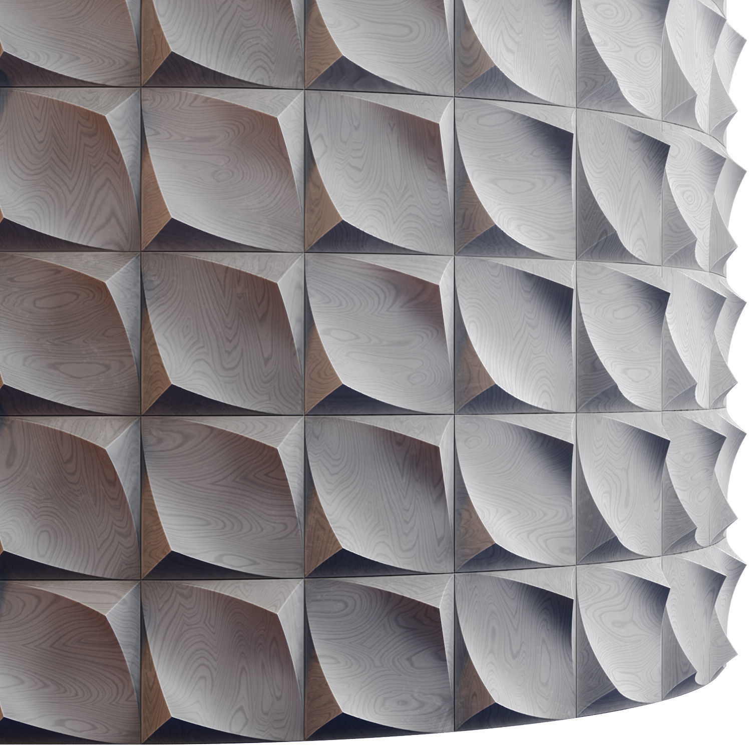 20 Wooden 3D Panel Materials 01 - PBR - 4K Low-poly 3D model_7
