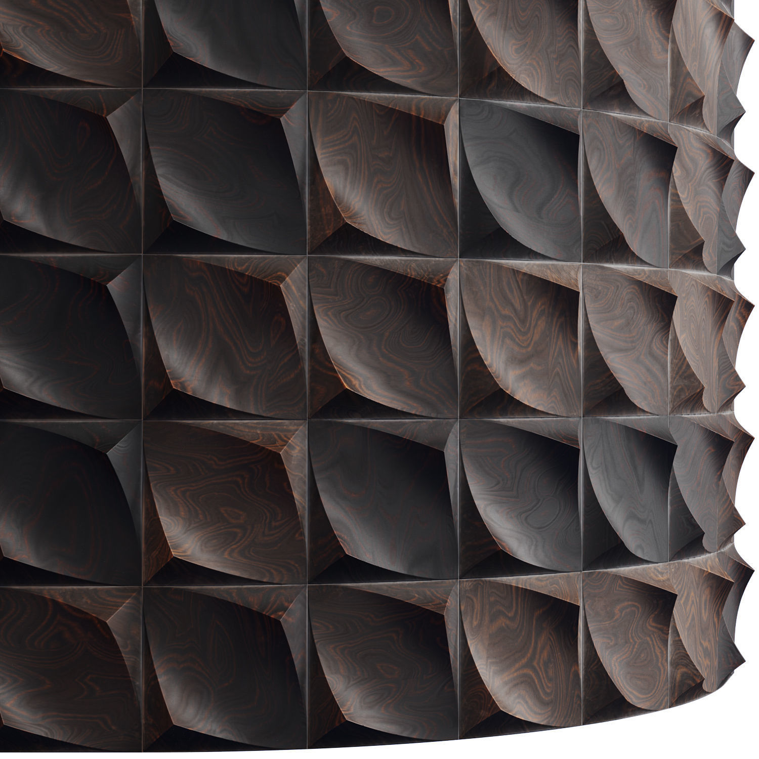 20 Wooden 3D Panel Materials 01 - PBR - 4K Low-poly 3D model_17
