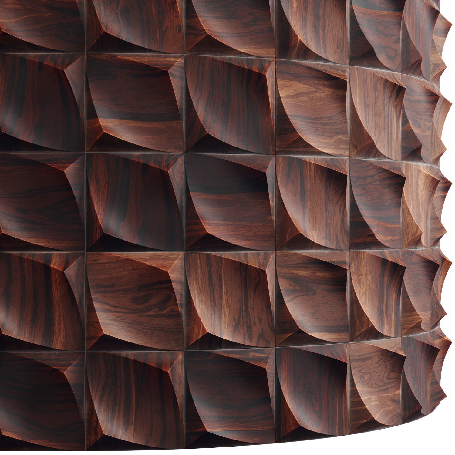 20 Wooden 3D Panel Materials 01 - PBR - 4K Low-poly 3D model_5