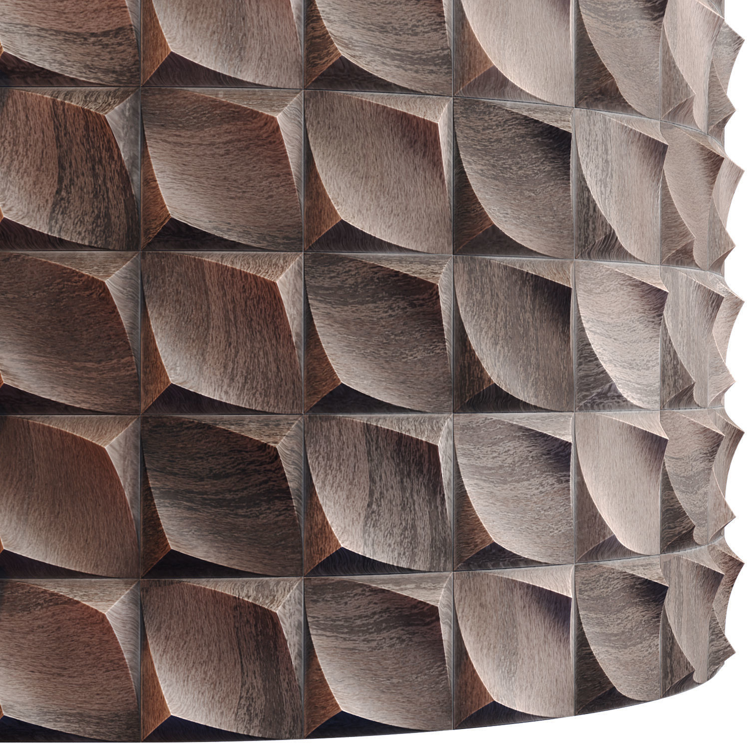 20 Wooden 3D Panel Materials 01 - PBR - 4K Low-poly 3D model_25