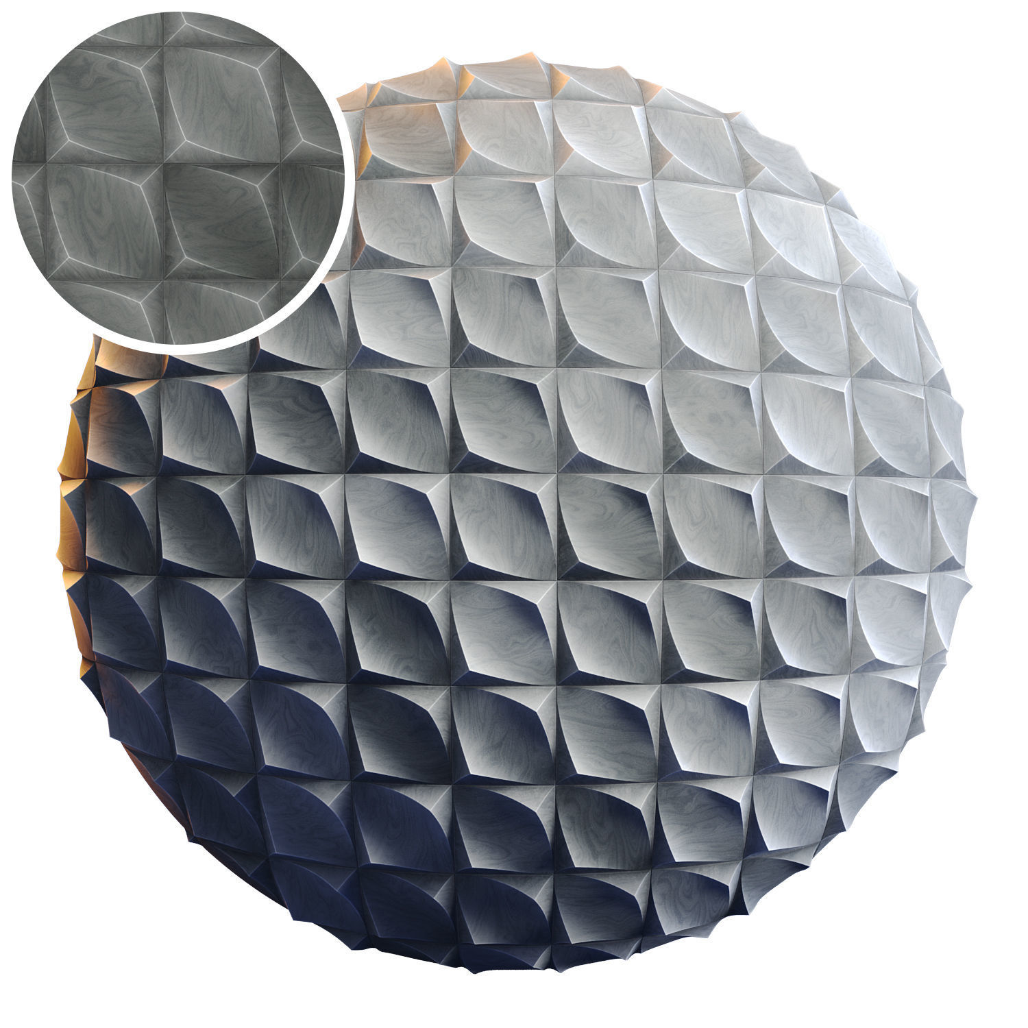 20 Wooden 3D Panel Materials 01 - PBR - 4K Low-poly 3D model_26