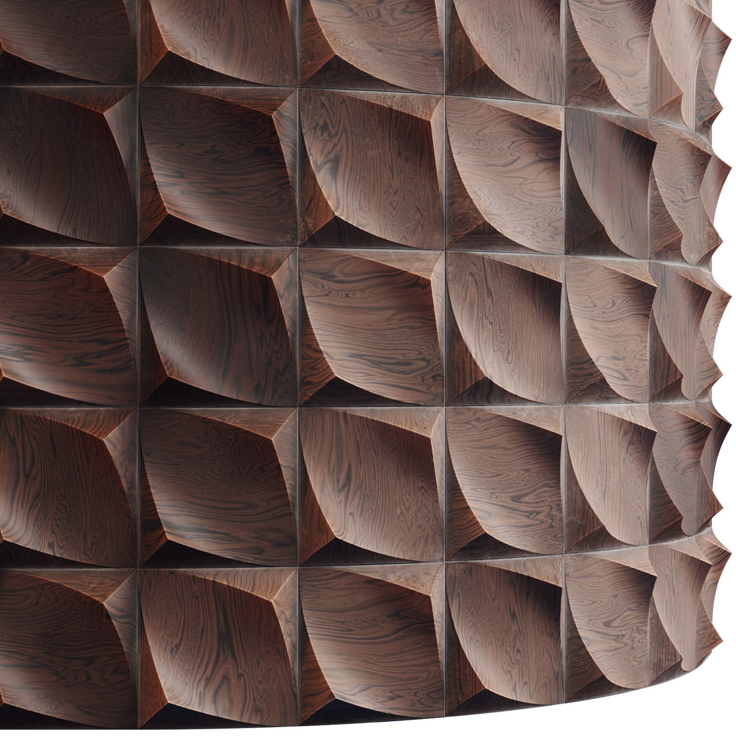 20 Wooden 3D Panel Materials 01 - PBR - 4K Low-poly 3D model_15