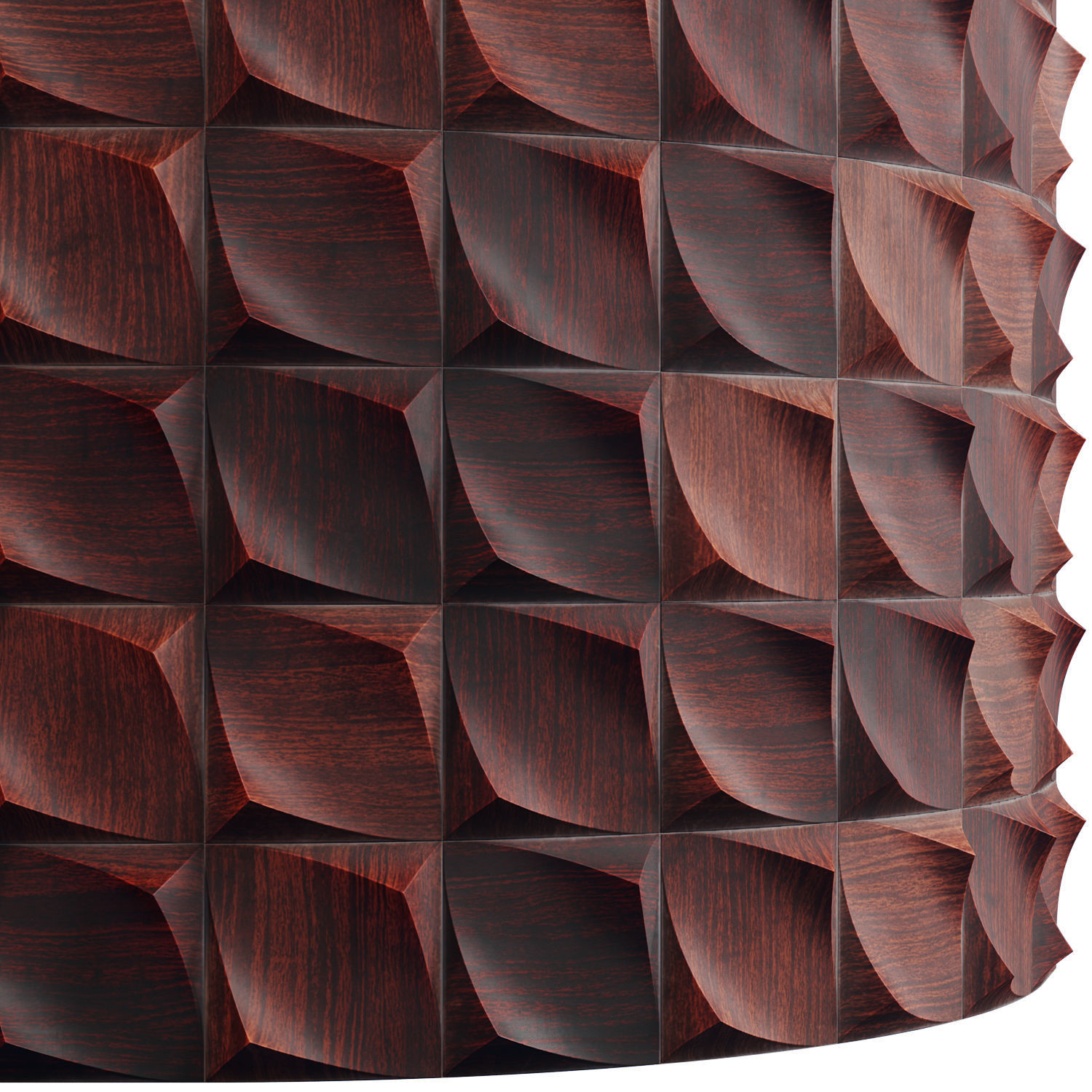 20 Wooden 3D Panel Materials 01 - PBR - 4K Low-poly 3D model_33