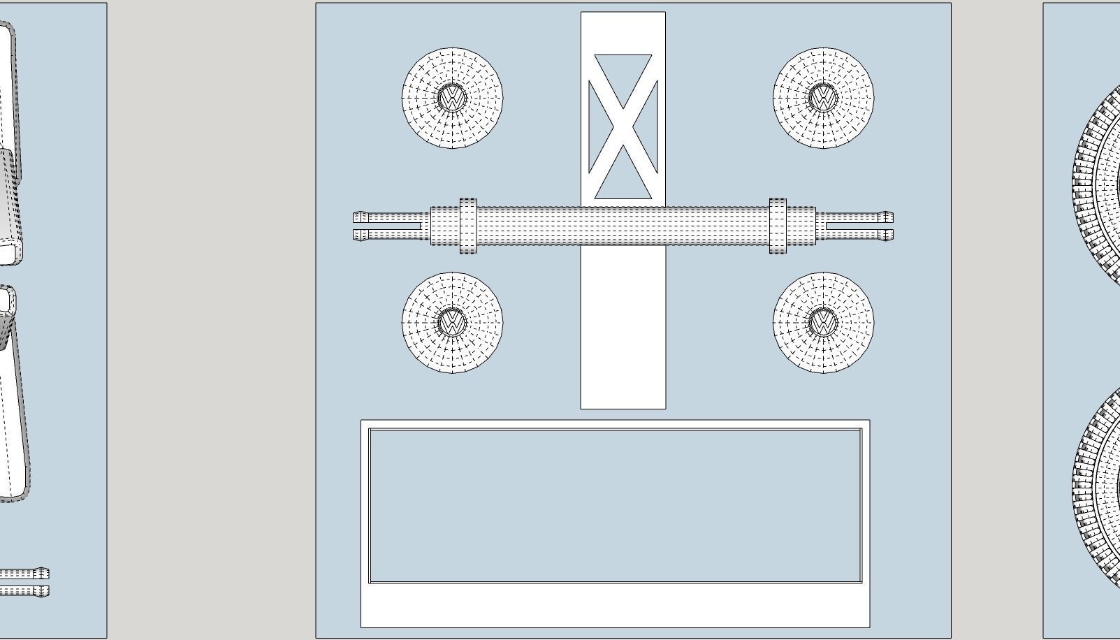 Volkswagen Safari or Thing PRINTABLE scale 1 to 10 3D print model_8