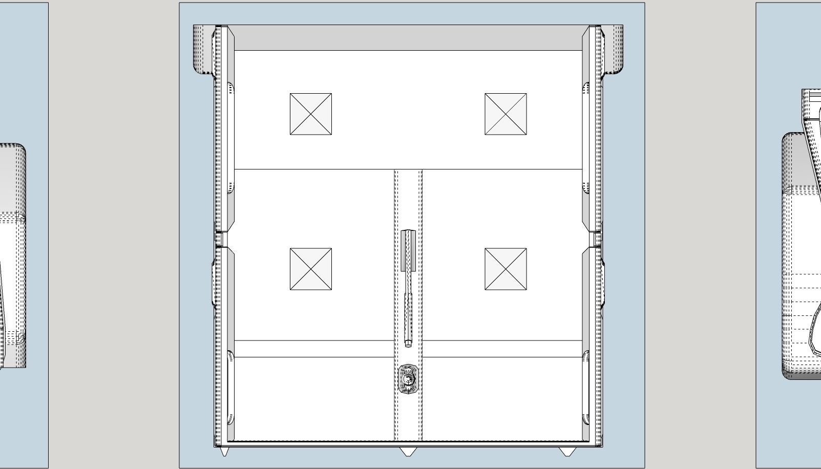 Volkswagen Safari or Thing PRINTABLE scale 1 to 10 3D print model_4