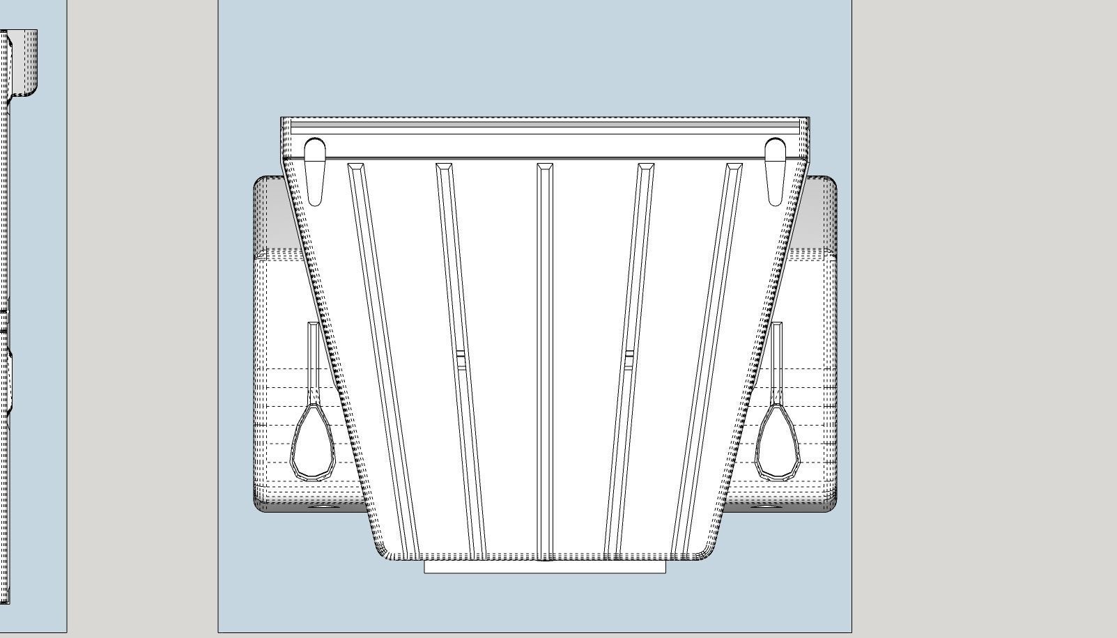 Volkswagen Safari or Thing PRINTABLE scale 1 to 10 3D print model_5