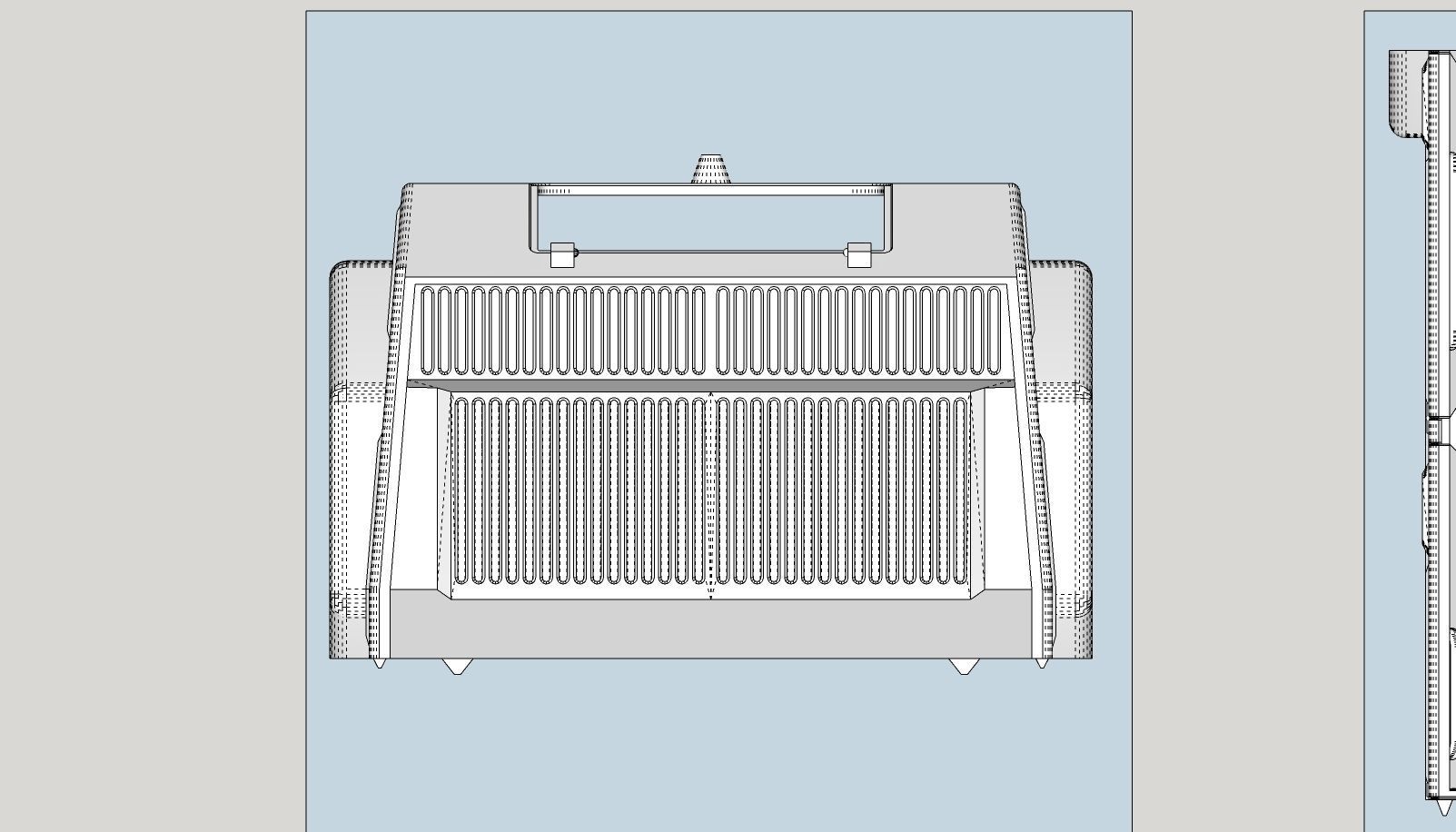 Volkswagen Safari or Thing PRINTABLE scale 1 to 10 3D print model_3