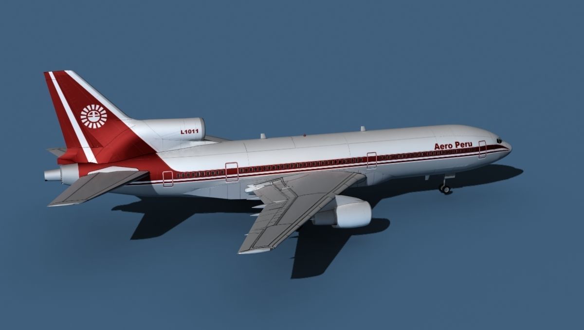 Lockheed L-1011-50 Aero Peru 3D model_5