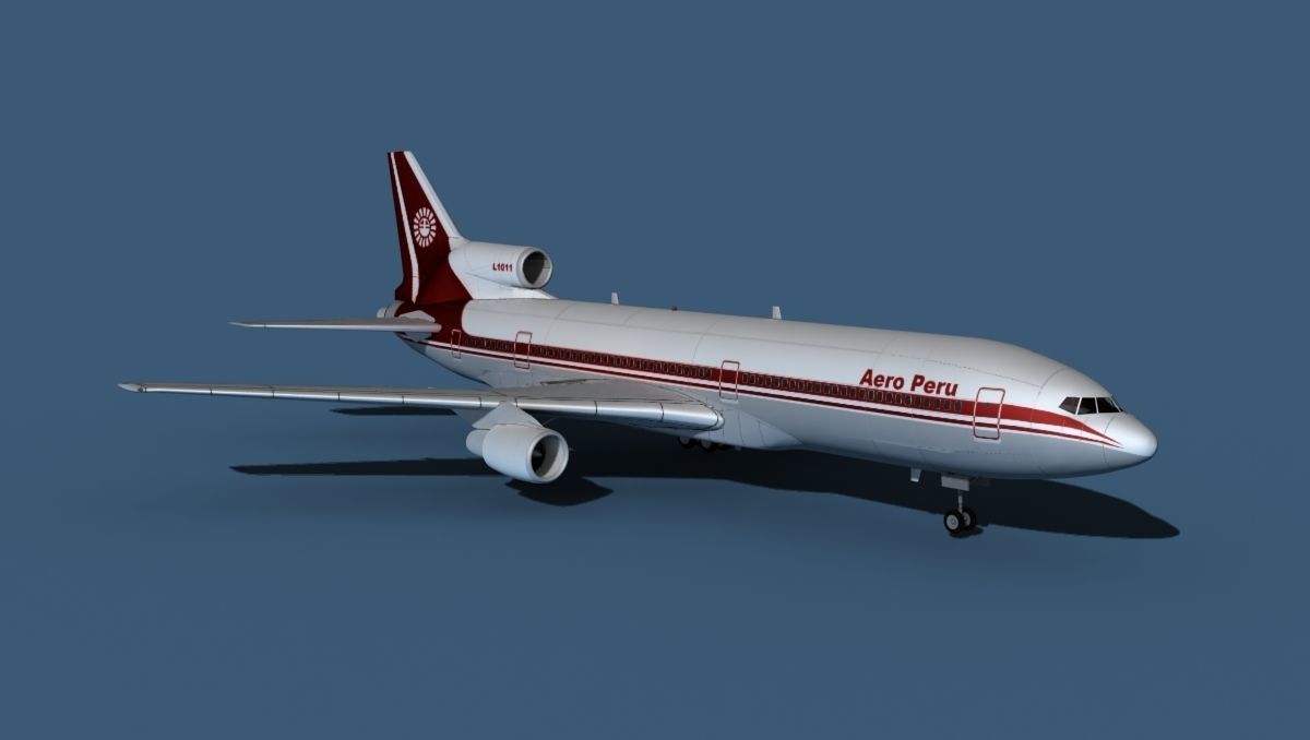 Lockheed L-1011-50 Aero Peru 3D model_3