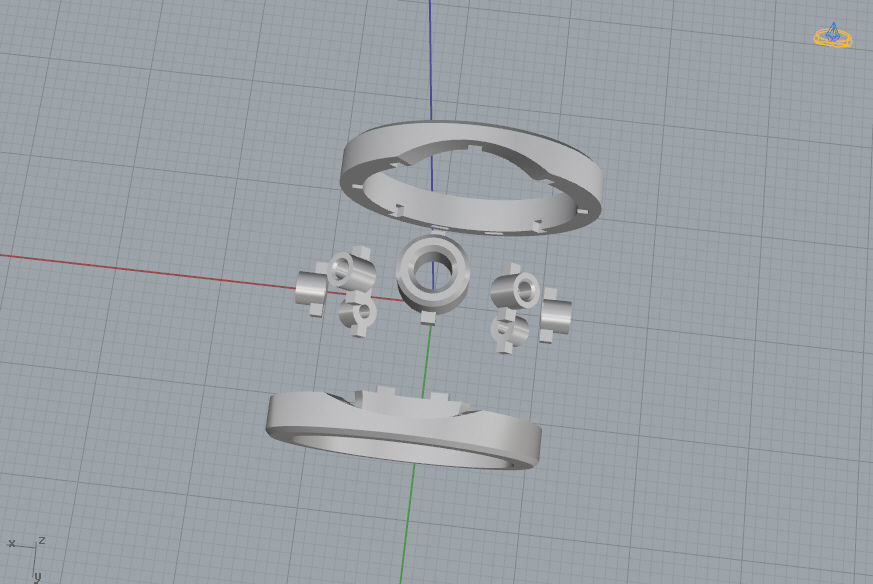 Man Ring 04 3D print model_11
