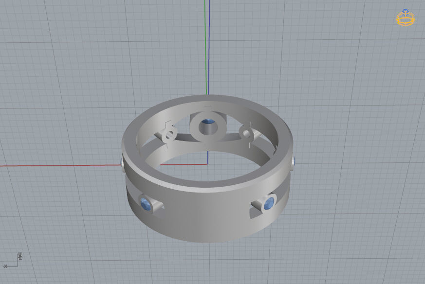 Man Ring 04 3D print model_9