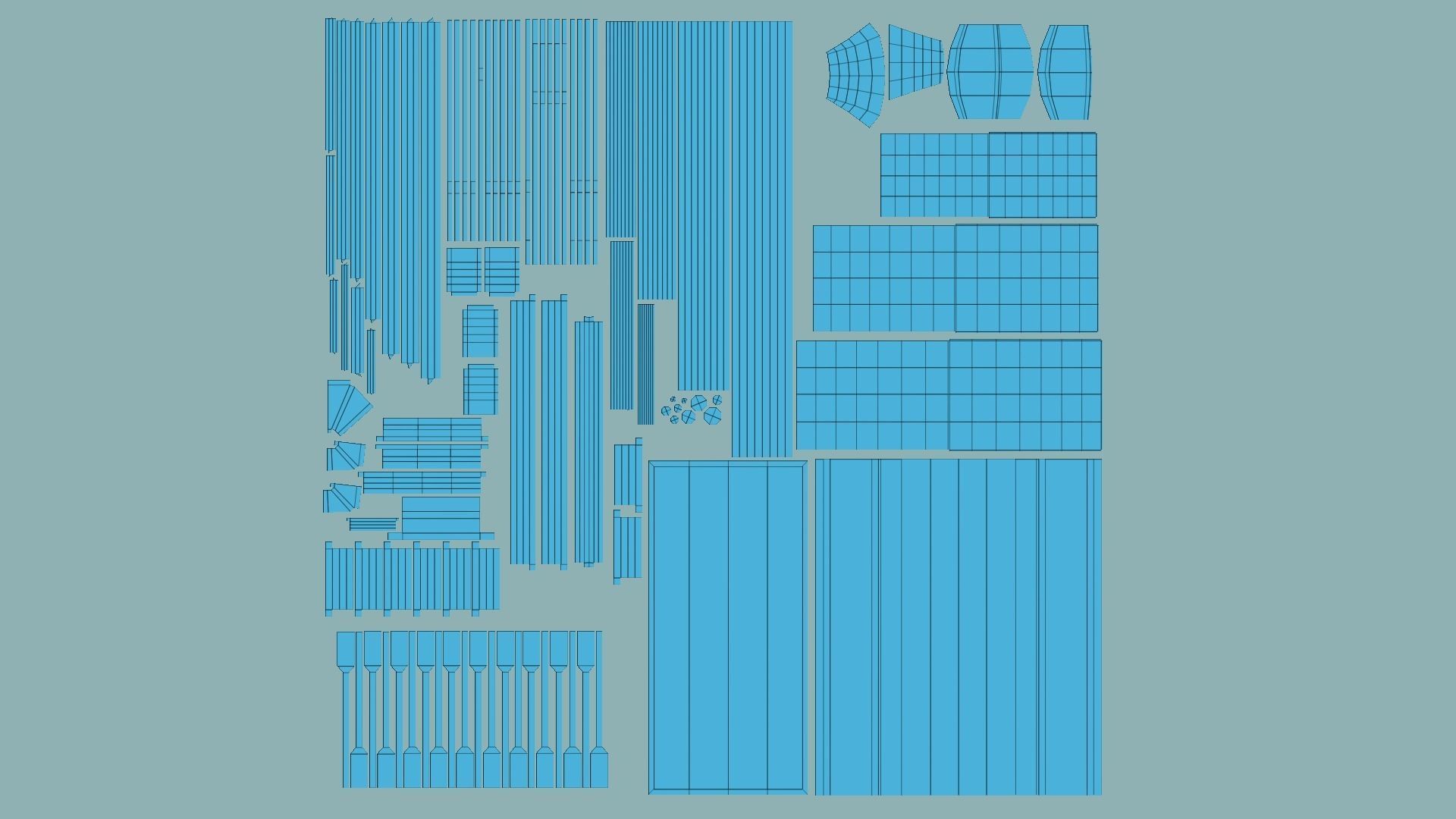 Korean Turtle Ship - Medieval Warship 02 Low-poly 3D model_11