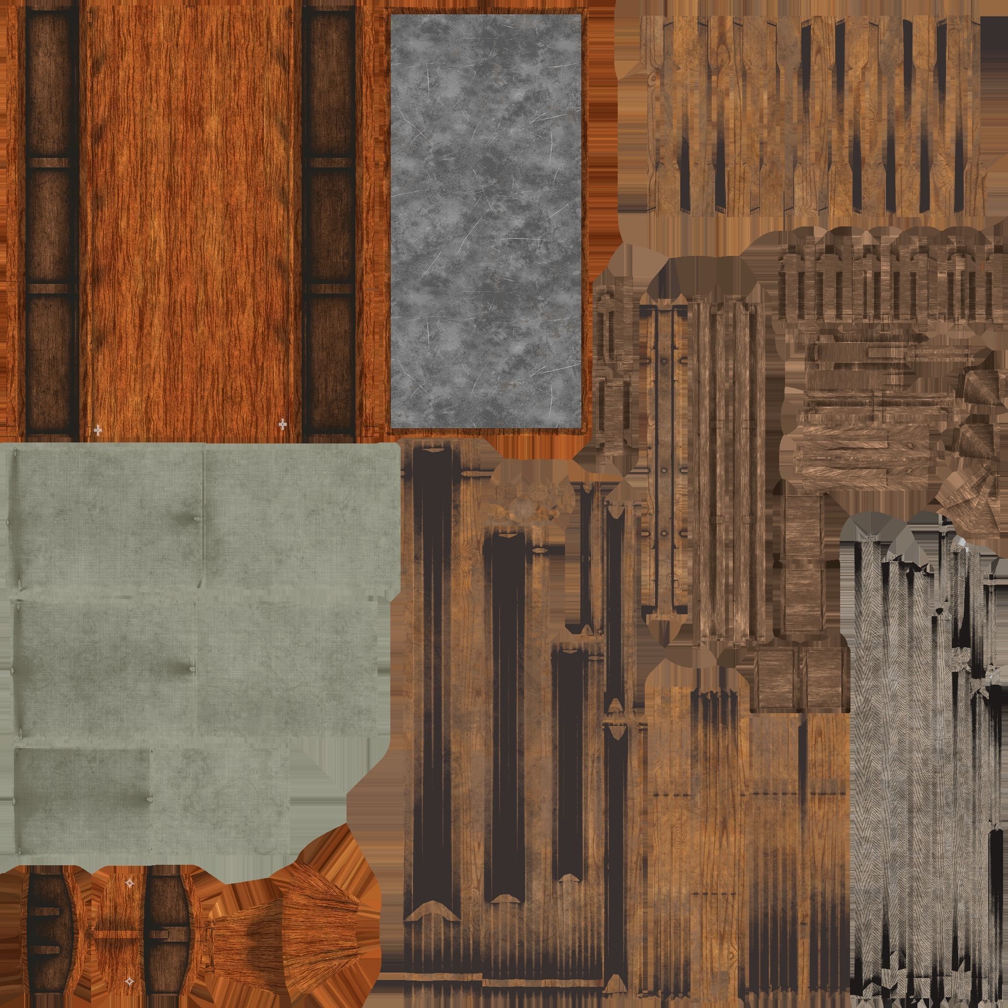 Korean Turtle Ship - Medieval Warship 02 Low-poly 3D model_15