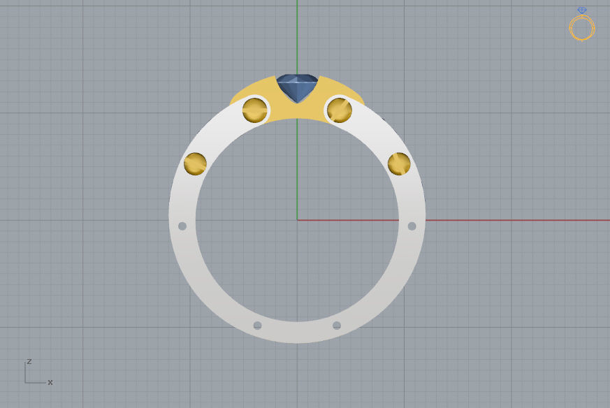 Man Ring 09 3D print model_11