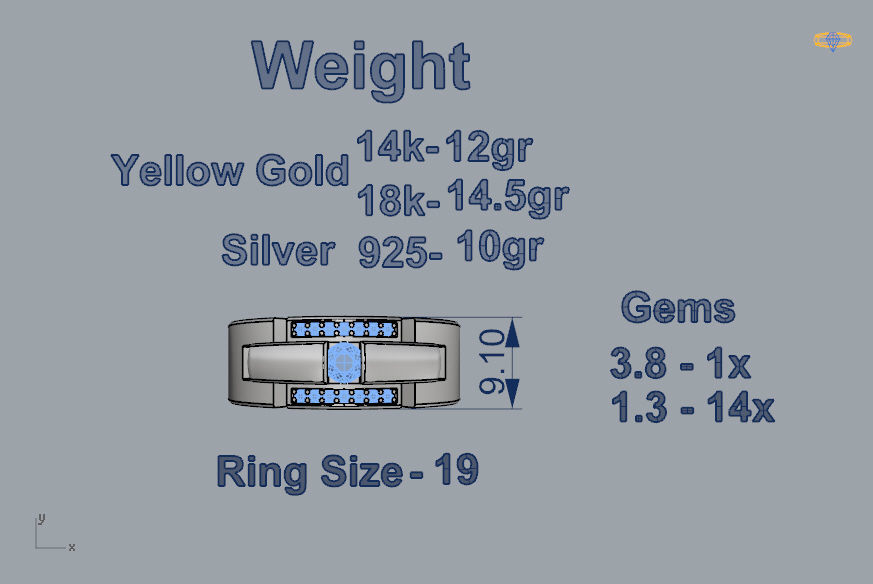 Man Ring 12 3D print model_4