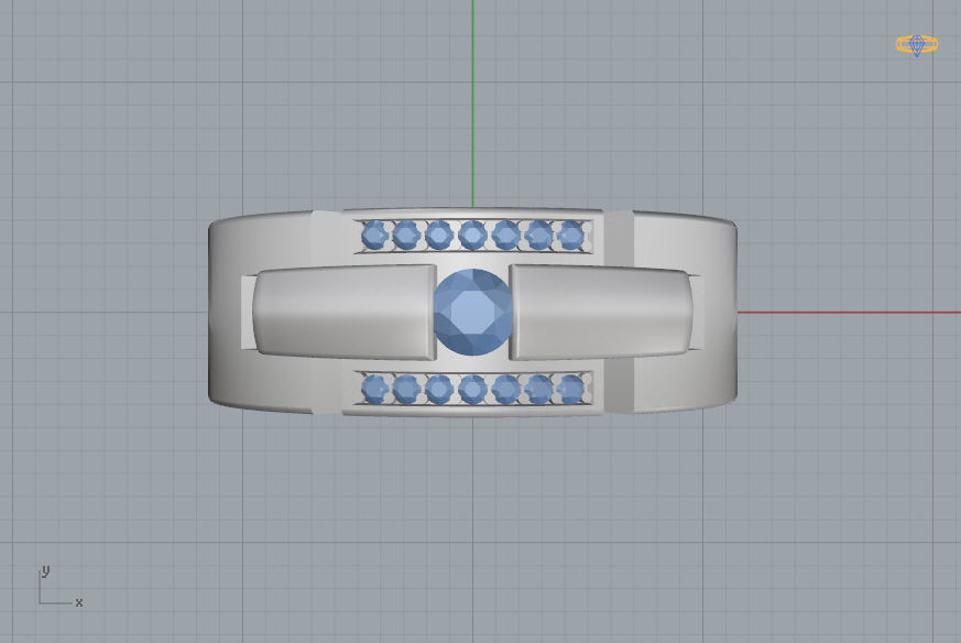 Man Ring 12 3D print model_7