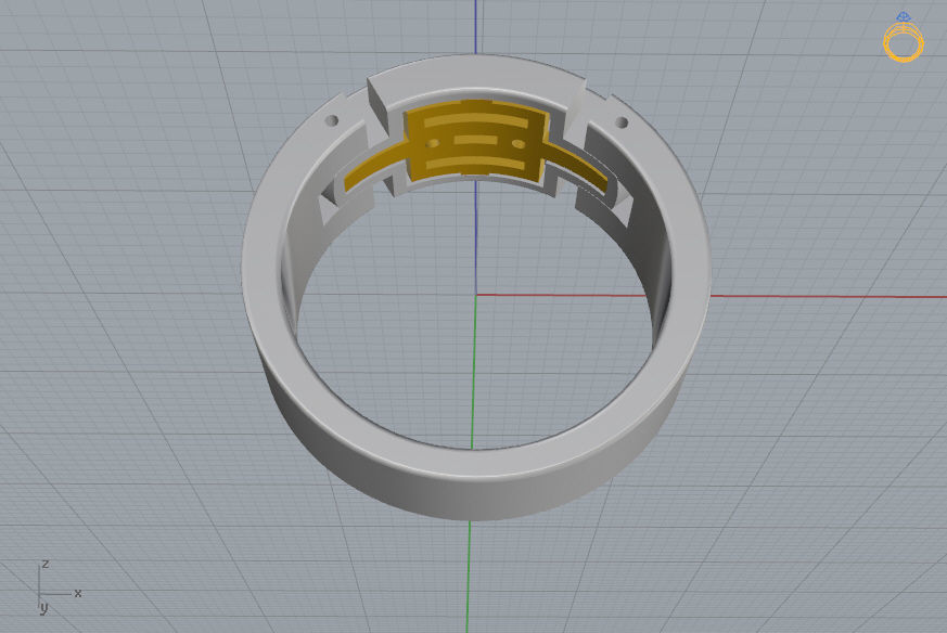 Man Ring 12 3D print model_10