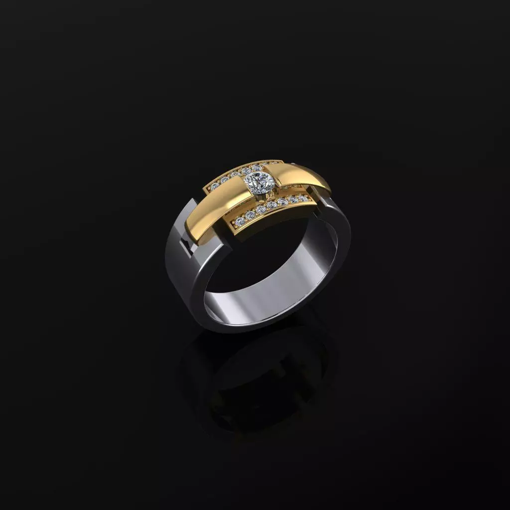 Man Ring 12 3D print model_0
