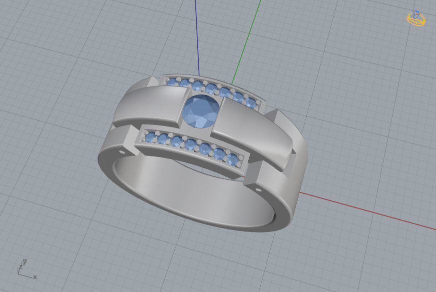 Man Ring 12 3D print model_11