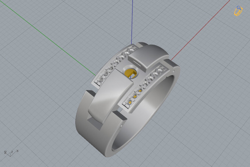 Man Ring 12 3D print model_13