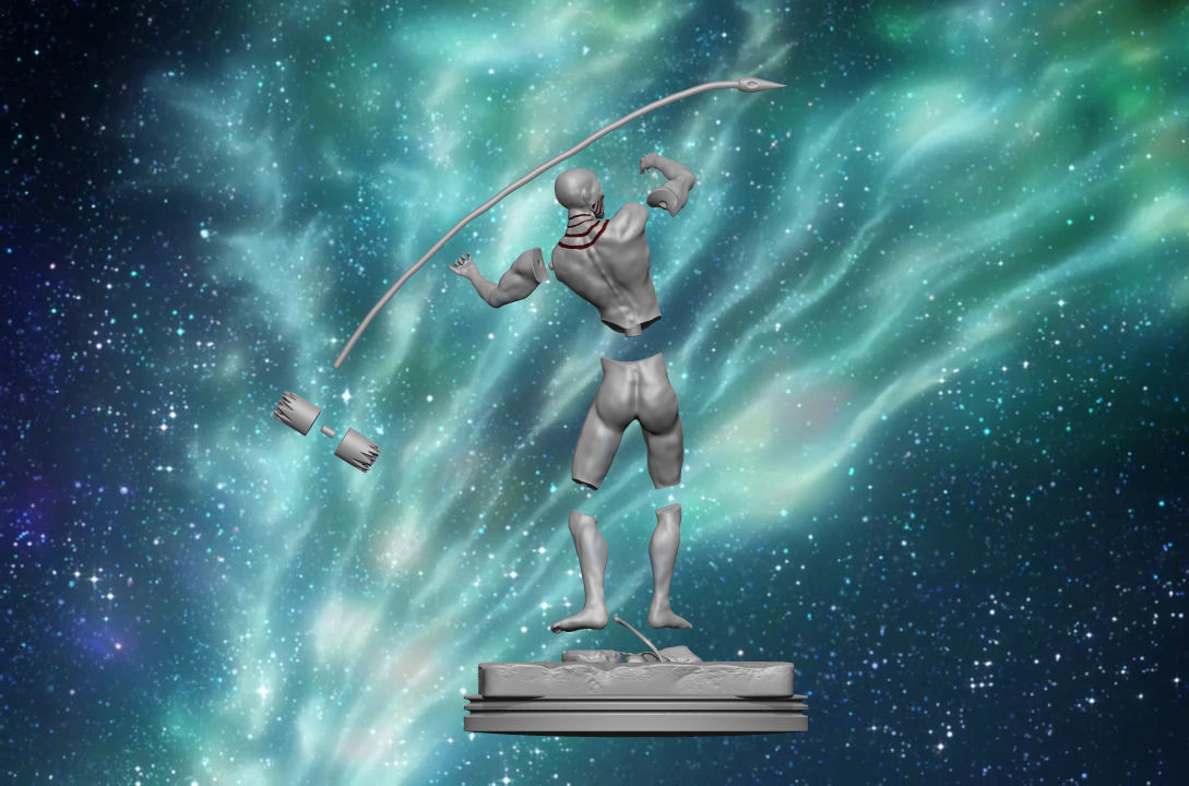 Tita War Hammer  3D print model_8