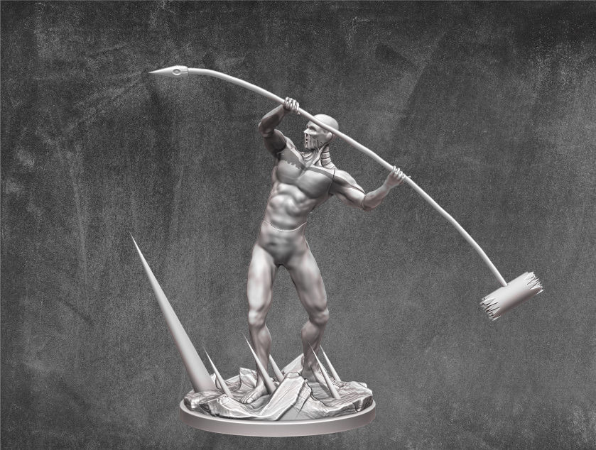 Tita War Hammer  3D print model_12