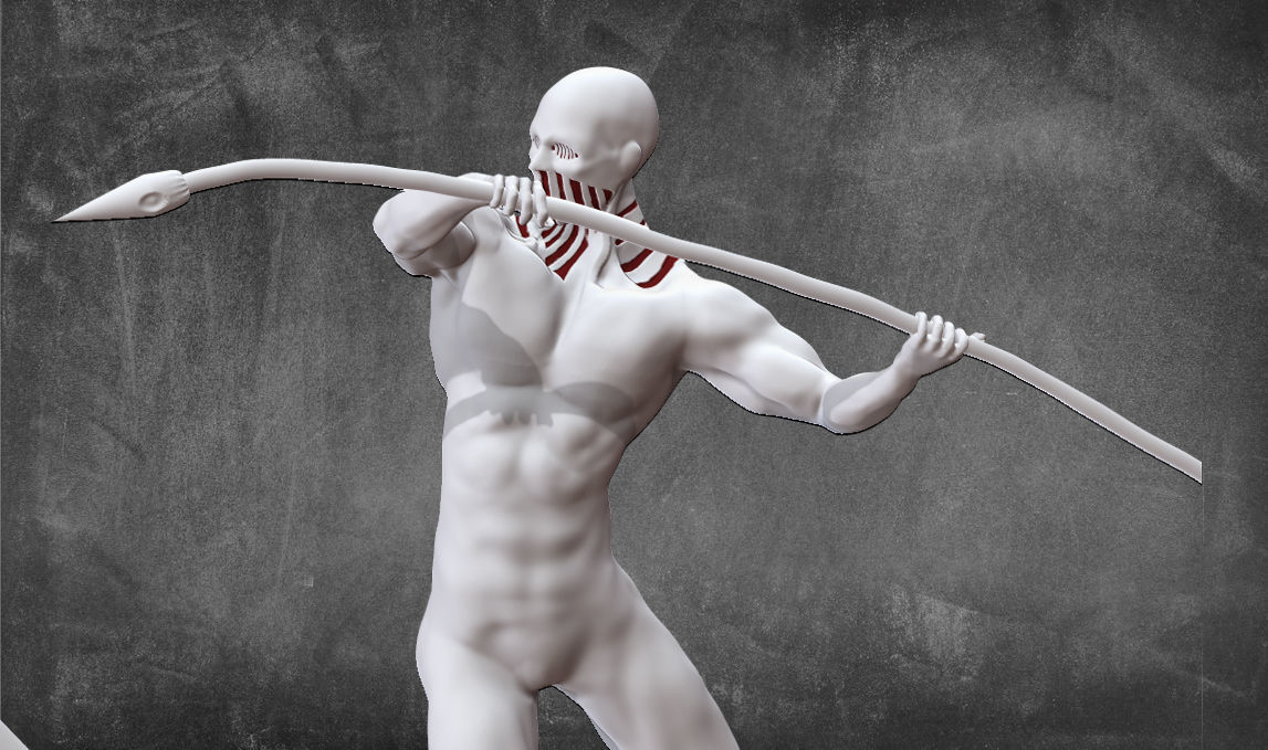 Tita War Hammer  3D print model_3