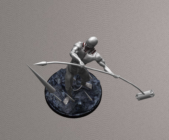 Tita War Hammer  3D print model_11