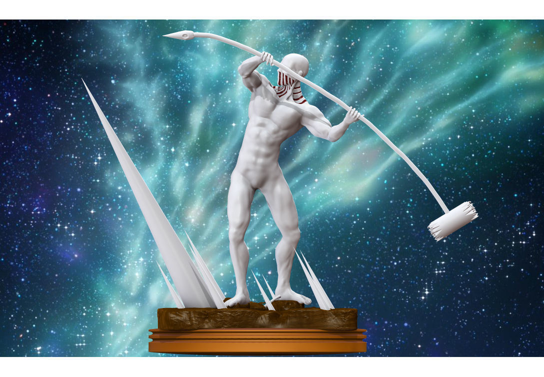 Tita War Hammer  3D print model_1